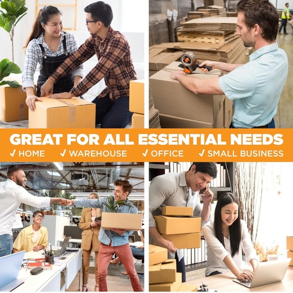 (6) Clear Packing Tape - HEAVY DUTY 2.7 mil thickness 60 Yards Per Roll 2” wide - Picture 4 of 4